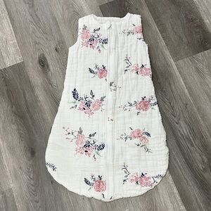 Floral Kids Pajamas - Pink and White